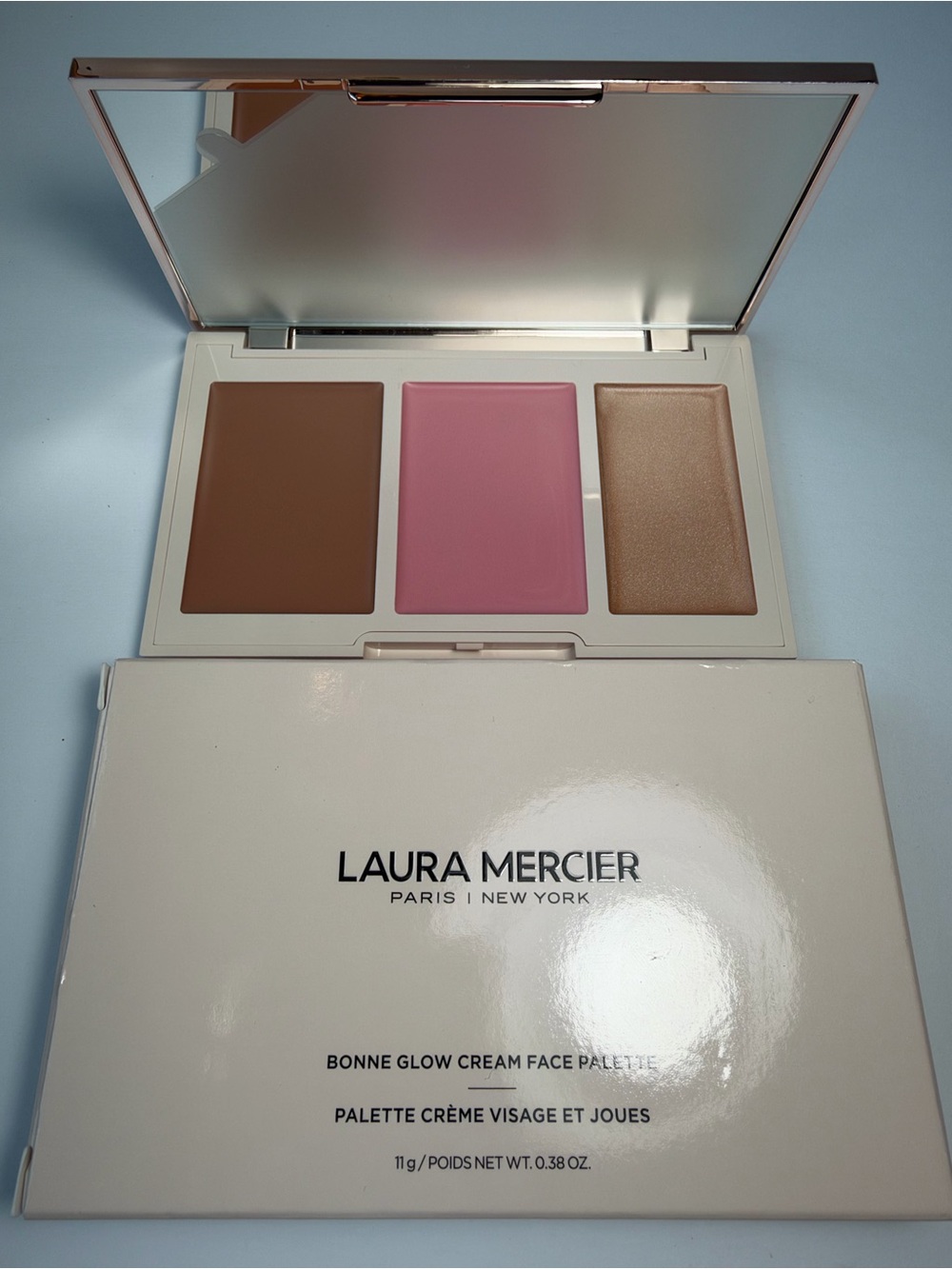 NWT🌷Laura Mercier Bonne Glow Cream Face & Eye Palette in “Bisou”